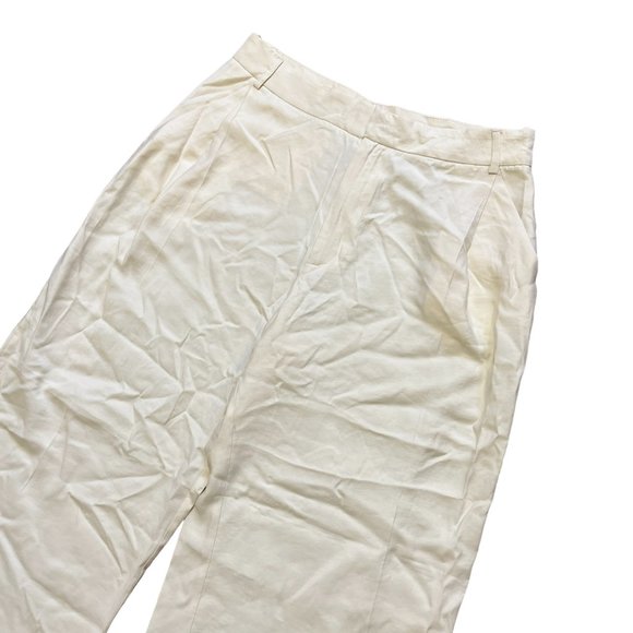 NWT ZARA Modal Blend High Rise Wide Leg Pleat Front Trouser Pants SIZES 12,16 - Picture 5 of 12